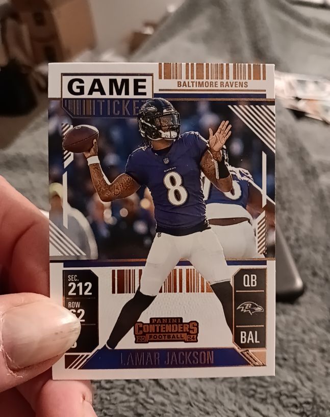 2024 Panini Contenders #7 Lamar Jackson — front