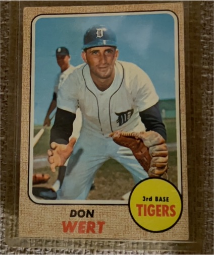 1968 Topps #178 Don Wert — front