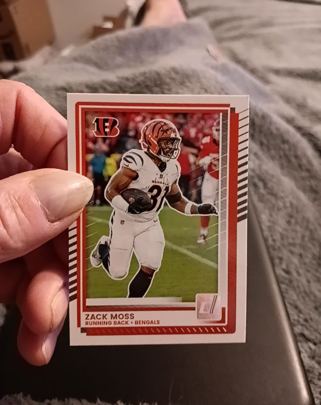 2025 Donruss #123 Zack Moss — front