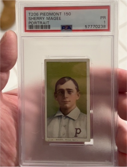 1909-11 T206 Piedmont 150 Sherry Magee Portrait — front