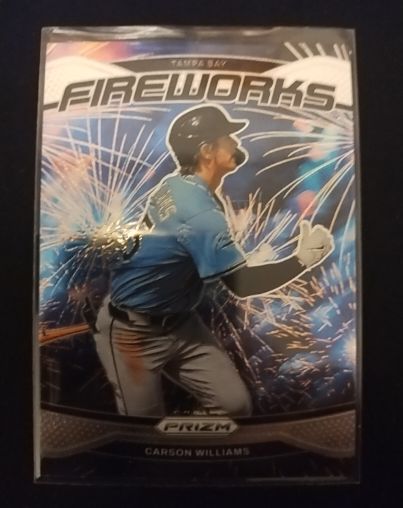 2025 Panini Prizm #17 Fireworks Carson Williams — front