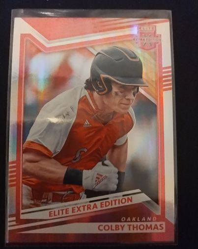 2022 Panini Elite Extra Edition #95 Colby Thomas — front