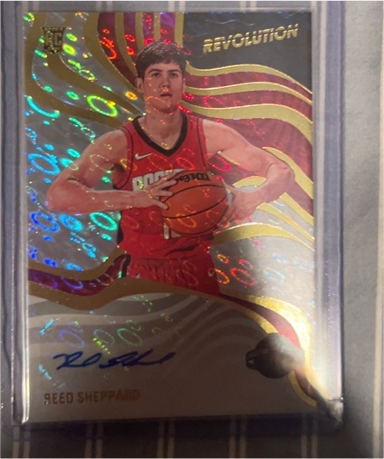 2022 Panini Revolution Rookie Autographs Reed Sheppard — front