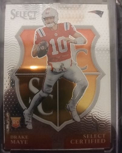 2024 Panini Select #3 Drake Maye Select Certified Rookie — front