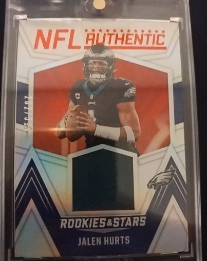 2023 Panini Rookies & Stars NFL Authentic Longevity #NA-JS Jalen Hurts — front