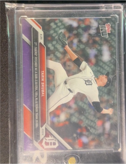 2024 Topps Now #625 Tarik Skubal — front