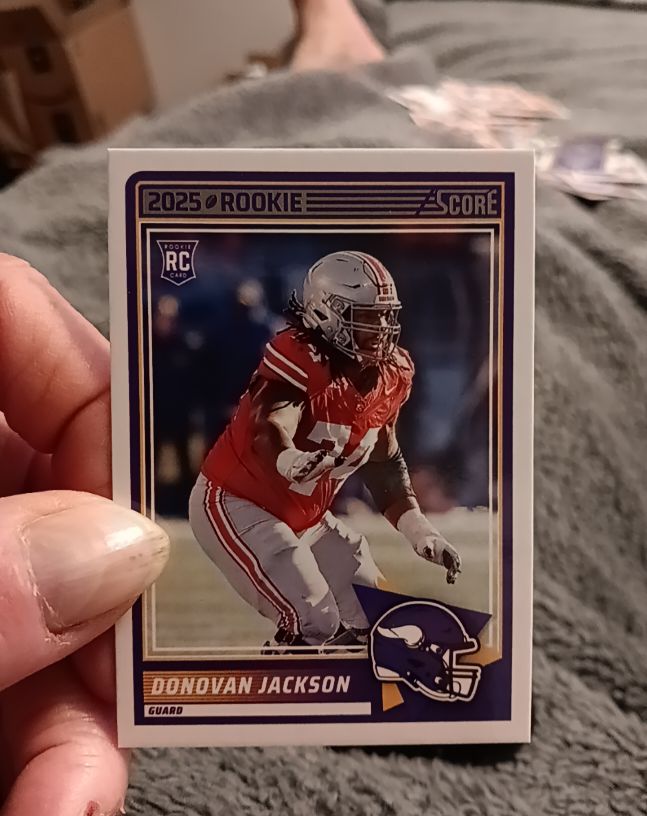 2025 Panini Score #Donovan Jackson — front