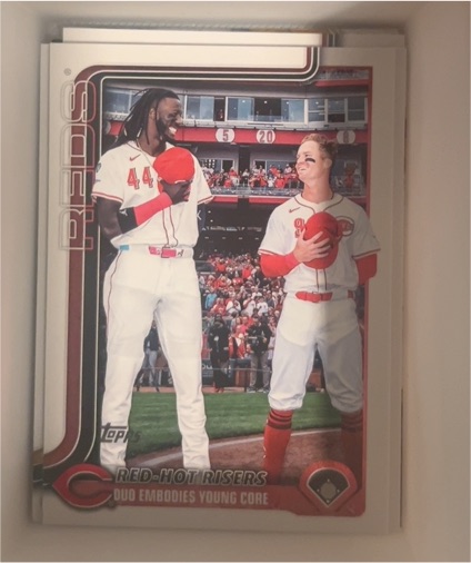 2025 Topps Update #US331 Elly De La Cruz / Matt McLain — front