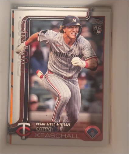 2025 Topps Update #US342 Luke Keaschall — front