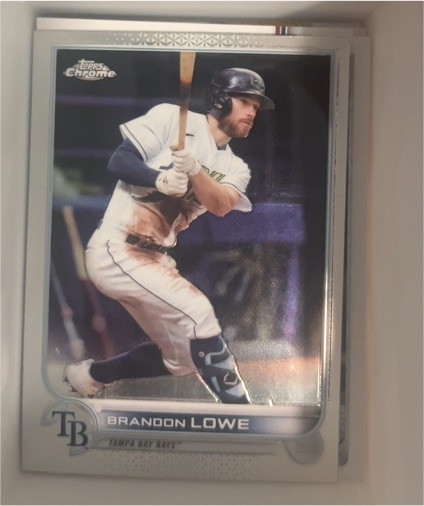 2022 Topps Chrome #107 Brandon Lowe — front