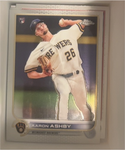 2022 Topps Chrome #80 Aaron Ashby — front