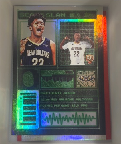 2025-26 Topps Basketball #SS-38 Derik Queen Scan and Slam — front