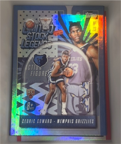 2025-26 Topps Limited Stock Legends #LST-11 Cedric Coward — front