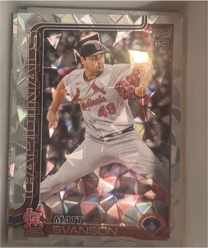2025 Topps Update #US293 Matt Svanson Rookie Card — front