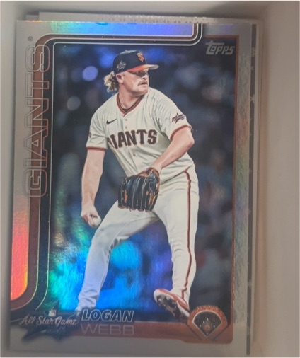 2025 Topps Update #ASG-39 Logan Webb — front