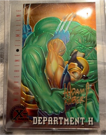 1995 Fleer Ultra X-Men Chromium #83 Department H Adam Kubert — front