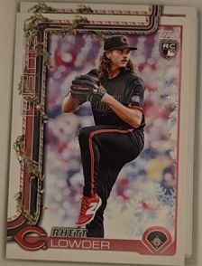 2025 Topps Holiday #H104 Rhett Lowder — front