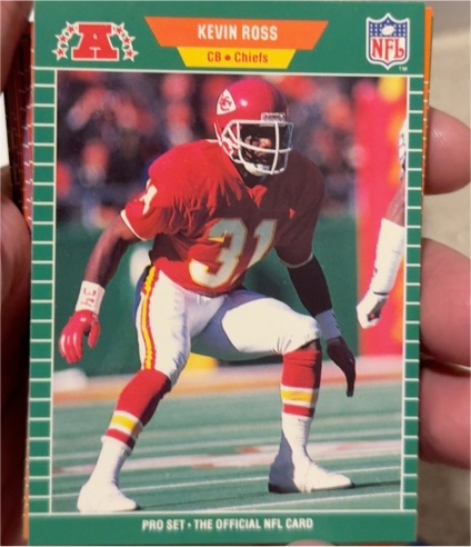 1989 Pro Set #179 Kevin Ross — front