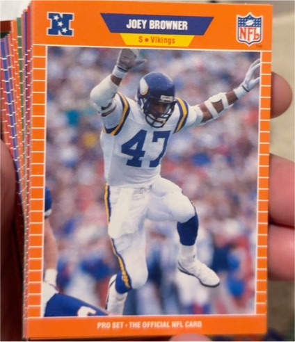 1989 Pro Set #227 Joey Browner Minnesota Vikings — front