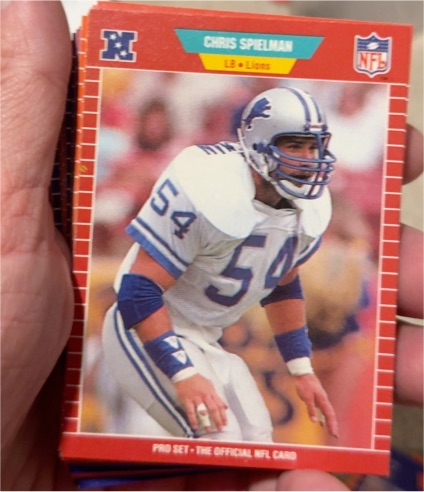 1989 Pro Set #125 Chris Spielman — front