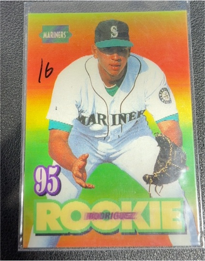 1995 Pinnacle Sportflix #141 Alex Rodriguez — front