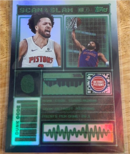 2025-26 Topps Scan and Slam #SS-10 Cade Cunningham — front