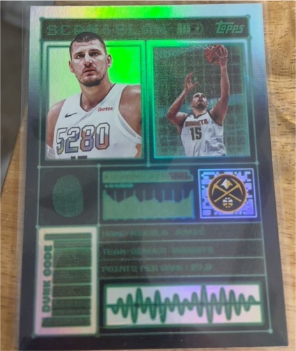 2025-26 Topps Scan and Slam #SS-7 Nikola Jokic — front