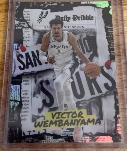 2025-26 Topps Basketball Daily Dribble #DD-11 Victor Wembanyama — front