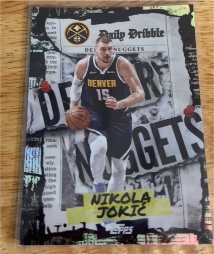 2025-26 Topps The Daily Dribble #DD-4 Nikola Jokić — front