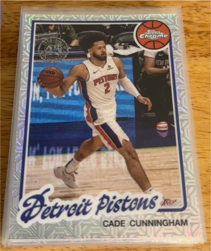 2025-26 Topps #TC-CC Cade Cunningham 1980-81 Topps Chrome Basketball — front