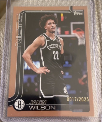 2025-26 Topps #12 Jalen Wilson — front