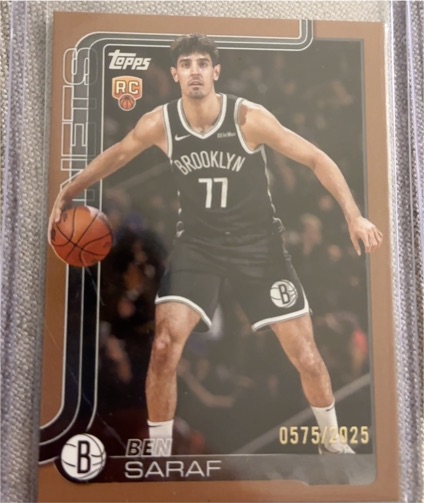 2025-26 Topps #226 Ben Saraf — front