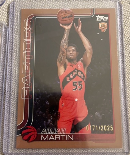 2025-26 Topps #240 Alijah Martin — front