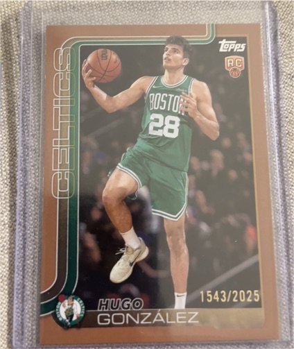 2025-26 Topps #228 Hugo Gonzalez — front