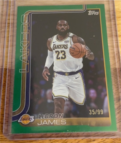 2025-26 Topps #150 LeBron James — front
