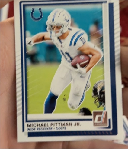 2025 Donruss #185 Michael Pittman Jr. — front