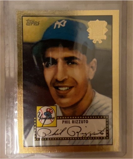 2001 Topps 1952 World Series Reprint Gold #11 Phil Rizzuto — front