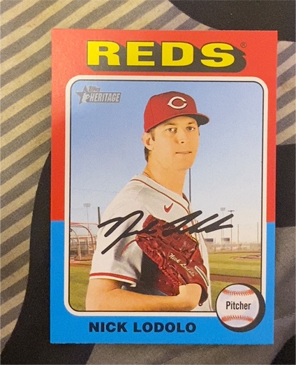 2024 Topps Heritage High Number #707 Nick Lodolo — front
