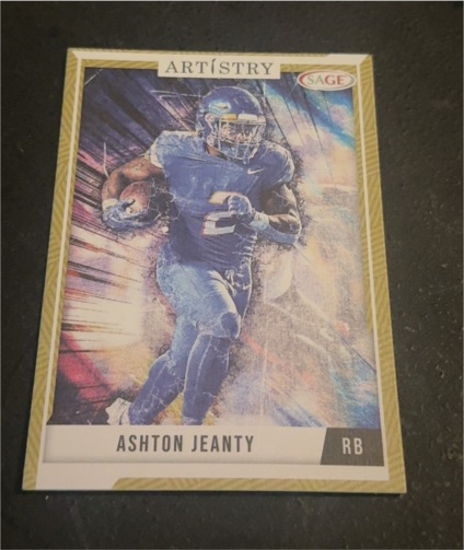 2024 Sage Artistry #62 Ashton Jeanty — front