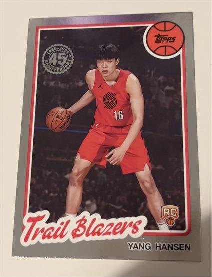 2025-26 Topps #80BK-62 Yang Hansen — front
