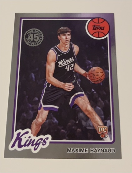 2025-26 Topps #80BK-85 Maxime Raynaud — front