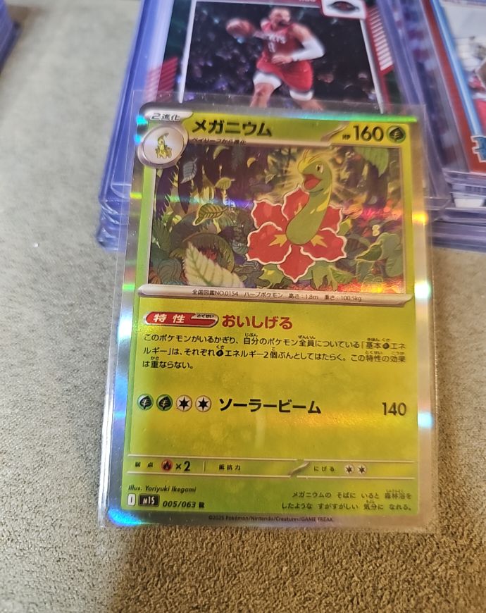2025 Pokémon Mega Symphonia #005 Meganium — front