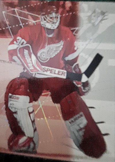 1993-94 Fleer Power Play Tall Boy #T-1 Chris Osgood — front
