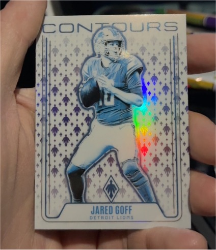 2024 Panini Phoenix Contours #CON-JGF Jared Goff — front