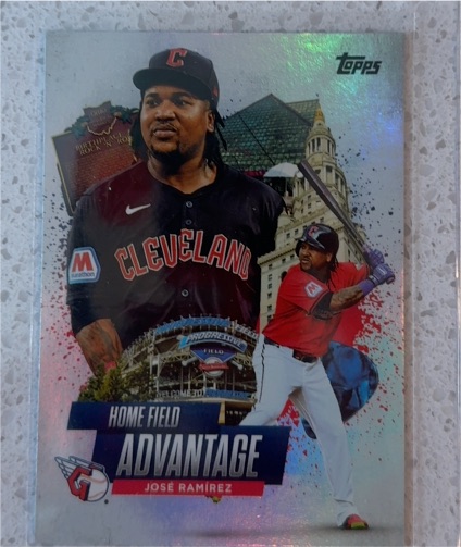 2025 Topps Series 2 #HA-27 Jose Ramirez Home Field Advantage — front
