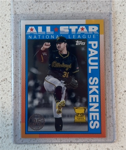 2025 Topps Series 2 1990 Topps Baseball All-Stars #90AS-17 Paul Skenes — front