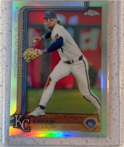 2025 Topps Chrome #93 Bobby Witt Jr. — front