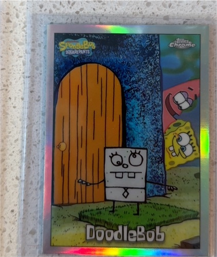 2025 Topps Chrome SpongeBob SquarePants #2 DoodleBob — front