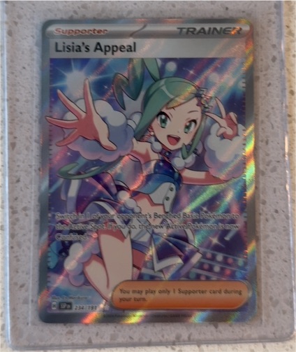2024 Pokémon TCG Surging Sparks #234 Lisia's Appeal — front