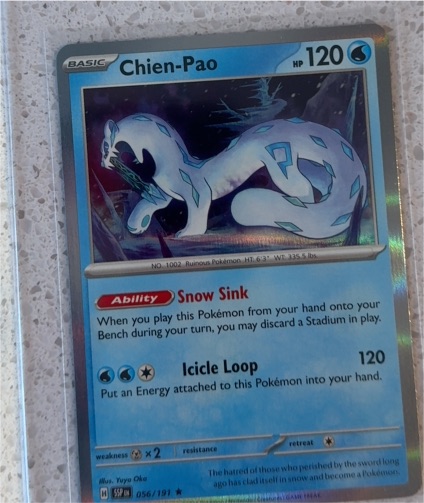 2024 Pokémon Scarlet & Violet Surging Sparks #056 Chien-Pao — front